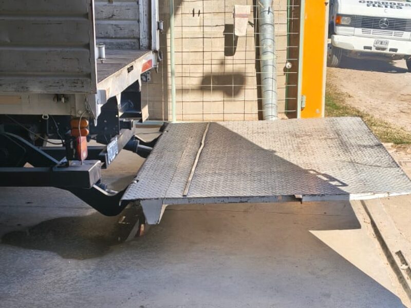 Camión con plataforma hidráulica de 30 m³ de Córdoba Fletes (foto 4 de 4)